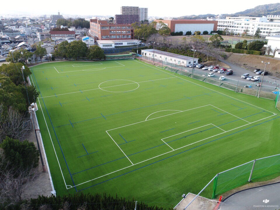 日本経済大学サッカー ラグビー場 施工事例 コスモティエス株式会社 スポーツ施設の設計 施工